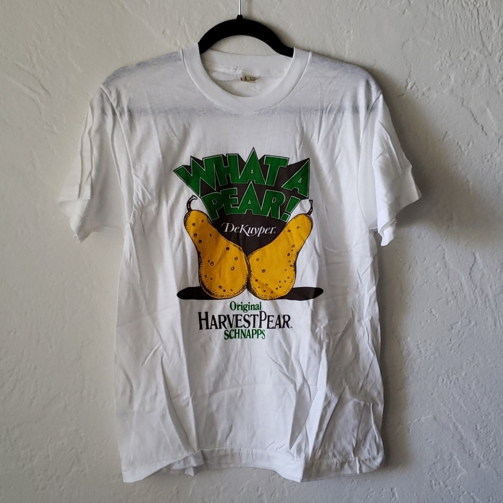 🍐NWOT Vintage DEKUYPER What A Pear! T-Shirt